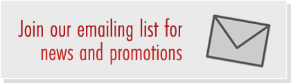 Join our email list!