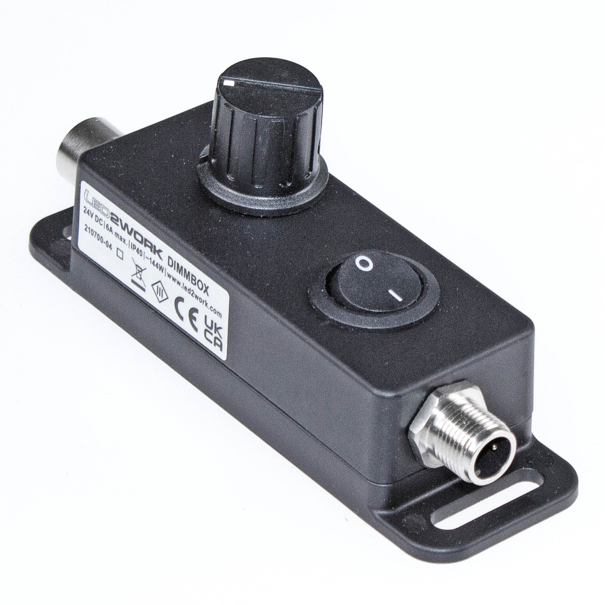 L2 210700-04-LED2WORK DIMMmodul, M12 Connector/M12 Plug, A-coded, Max ...