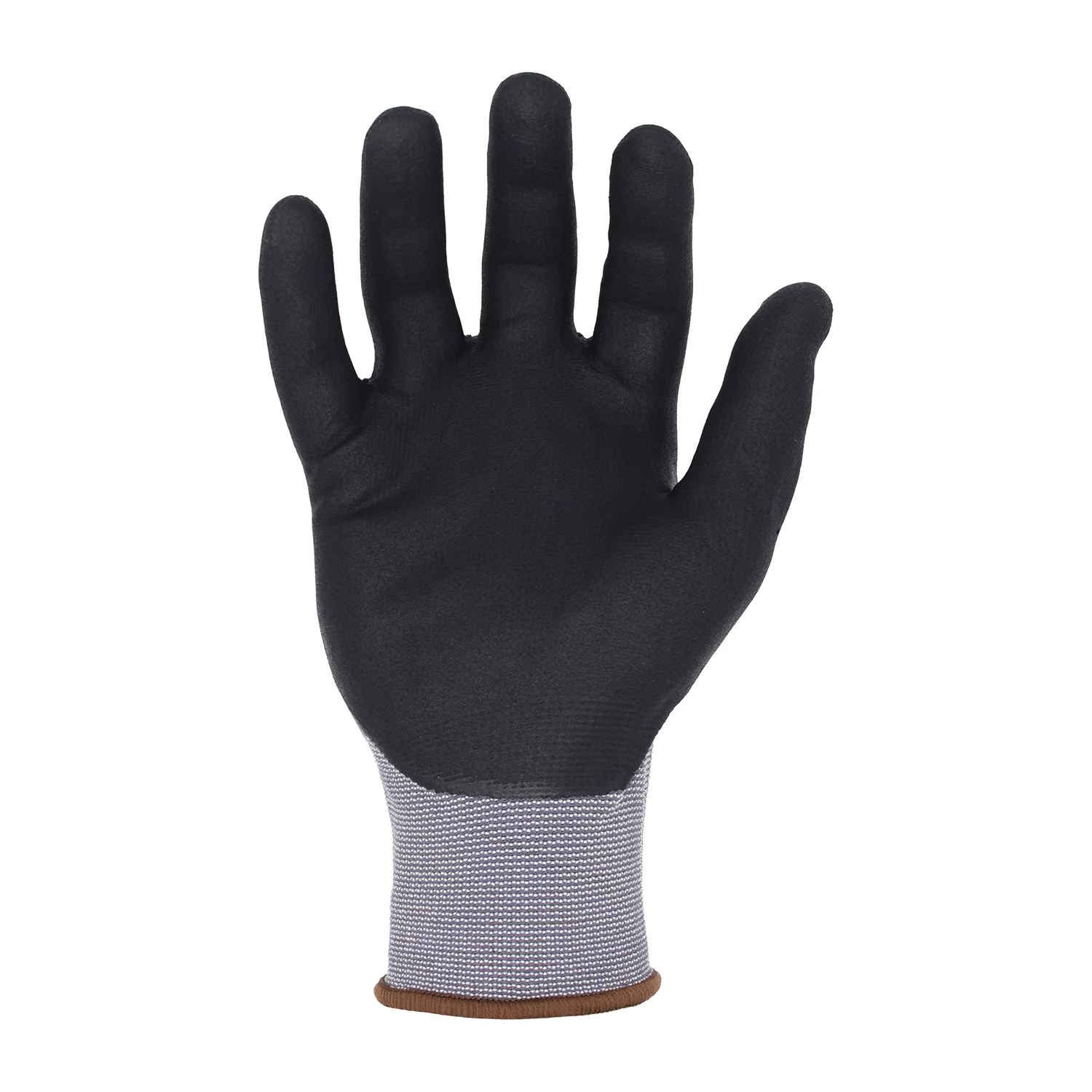Azusa Safety Dura-Dex 15 Gauge Gray Nylon/Spandex Blended Work Gloves with Dura Foam Nitrile/Polyurethane 3/4 Coating  2XL