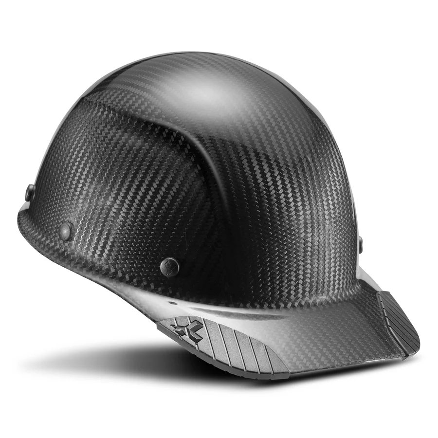 DAX Carbon Fiber Cap Brim Safety Hard Hat (BLACK)