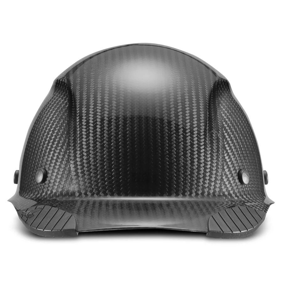 DAX Carbon Fiber Cap Brim Safety Hard Hat (BLACK)