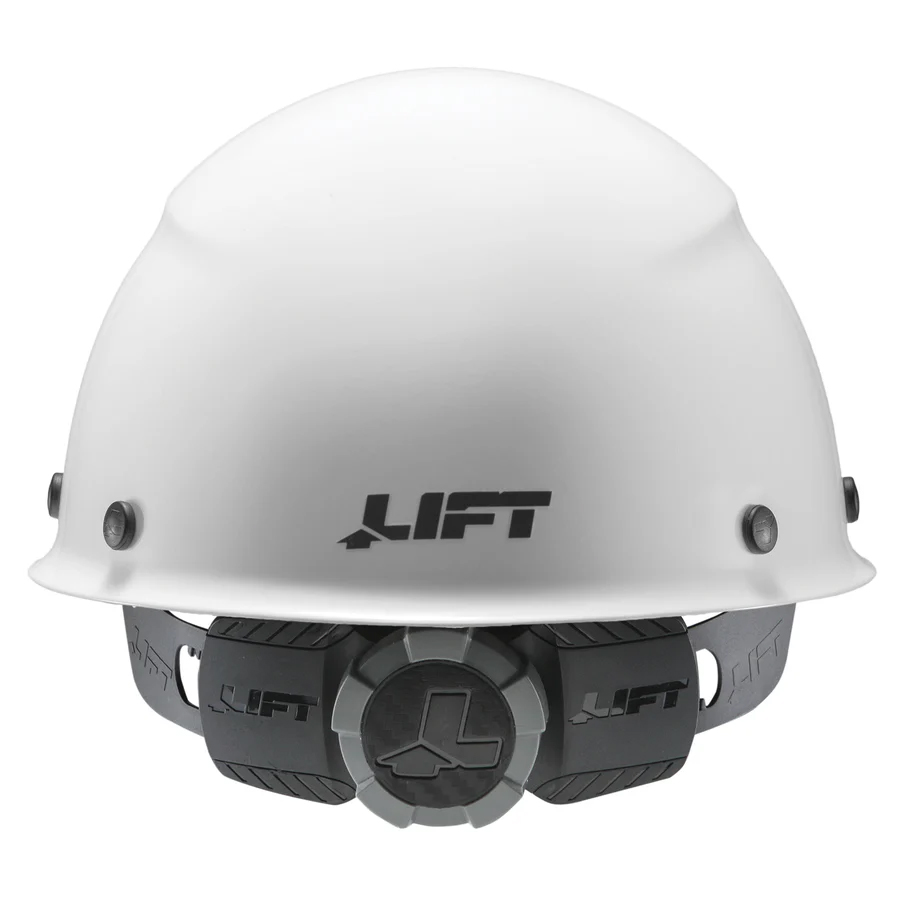 Dax Fiber Resin Cap Brim Safety Hard Hat (WHITE)