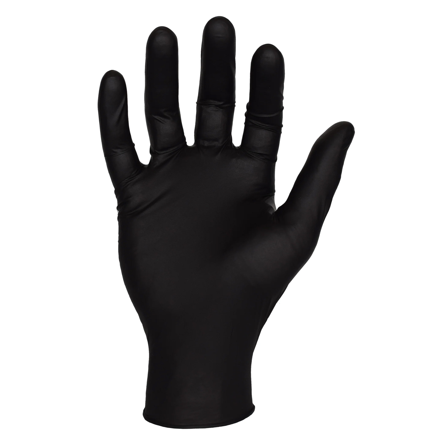 Azusa Safety Textured Black Disposable Powder Free Nitrile Exam Gloves (100/BX) L