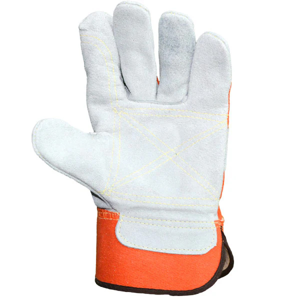 Azusa Safety Split Grain Cowhide Double Leather Gloves  XL