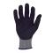 Azusa Safety BLUWOLF 18 Gauge HPPE Blended ANSI A4 Cut Resistant Gloves with Sandy Foam Nitrile Palm Coating and Finger/Knuckle Guards, M