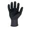 Azusa Safety Commander 15 Gauge Black Nylon/Spandex Work Gloves with Micro Foam Nitrile Palm Coating, 2XL