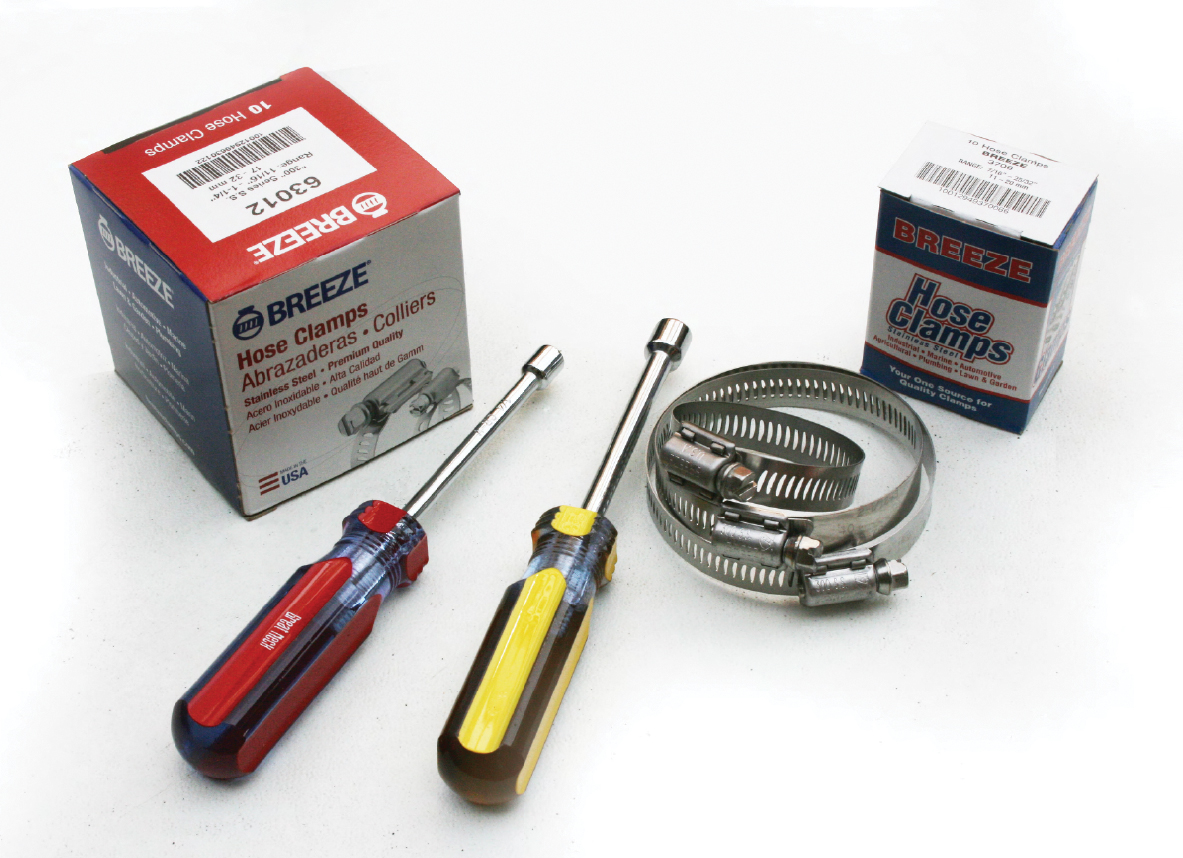Breeze "Mil-Spec" 300 SS/410SS Hose Clamps Kit