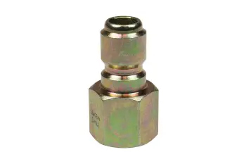 CO 1102STS STRAIGHT THROUGH CONNECTOR, STEEL, 1/4" FPT