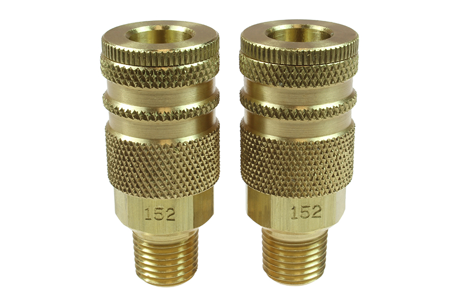 CO 152-DL2 1/4" Industrial Coupler 1/4" MPT Display of 2