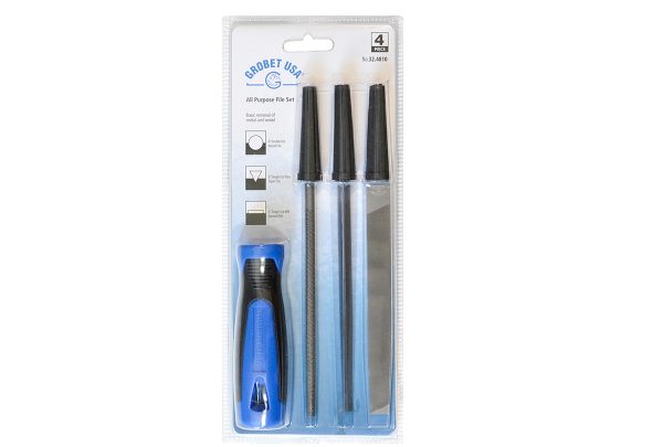 6" All Purpose 4-Piece File Set