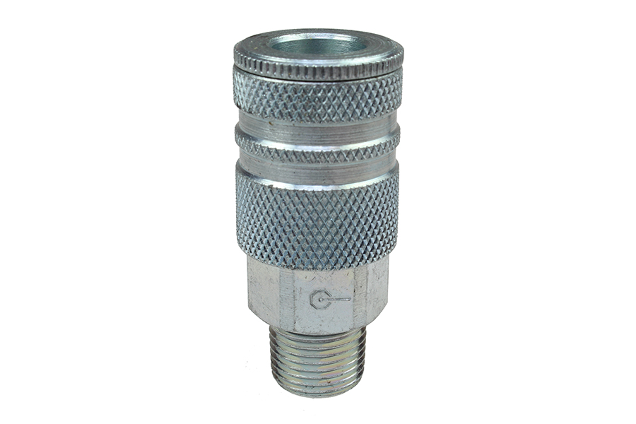CO 587 3/8" Industrial Coupler, 1/2" MPT