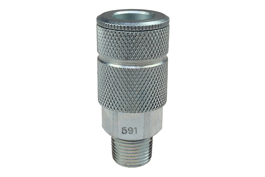 CO 593 3/8" Automotive Coupler, 1/4" MPT
