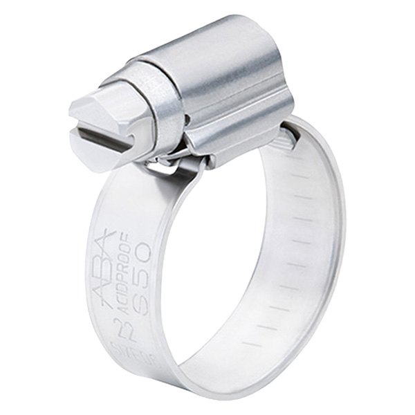 ABA Original 316 SS Hose Clamps 22mm - 32mm range, SAE 12