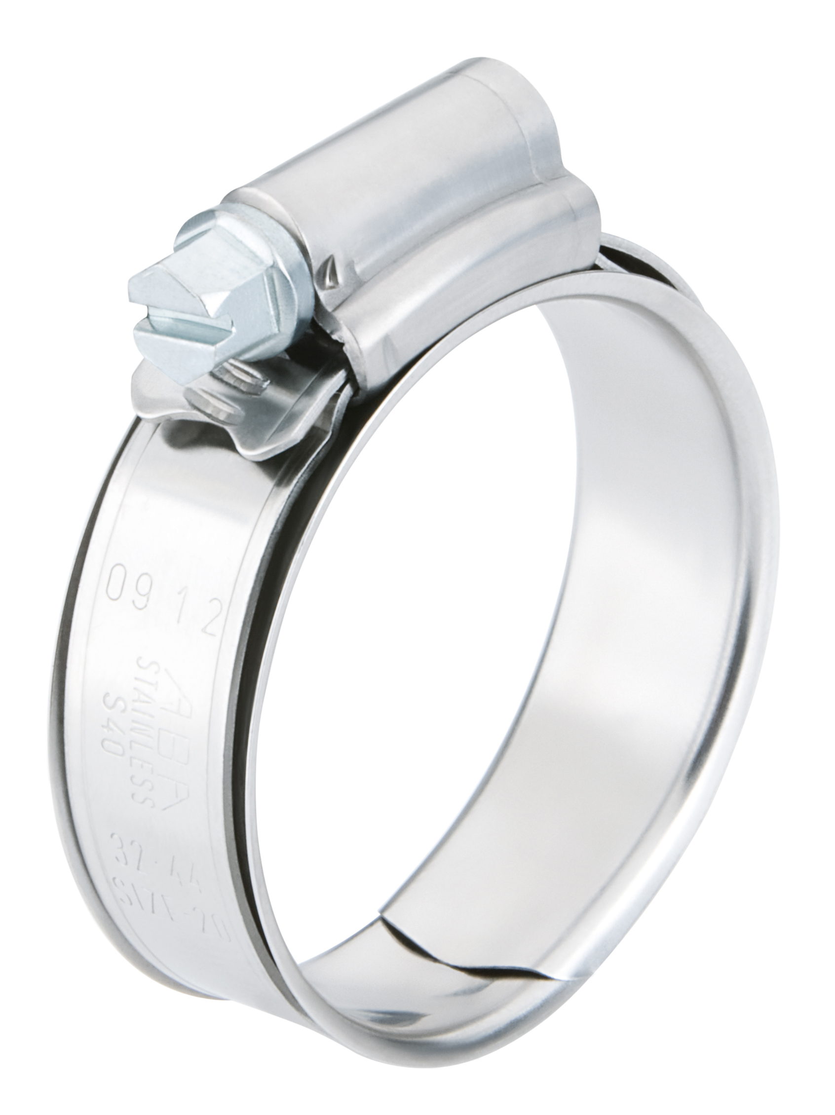 ABA Safe 301 SS Constant Tension Hose Clamps 38mm - 50mm range, SAE 24 Clamps 500/CS