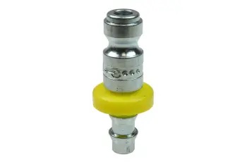 CO 1606L 1/4" AUTO CONNECTOR, 1/4" ID LOCK-ON