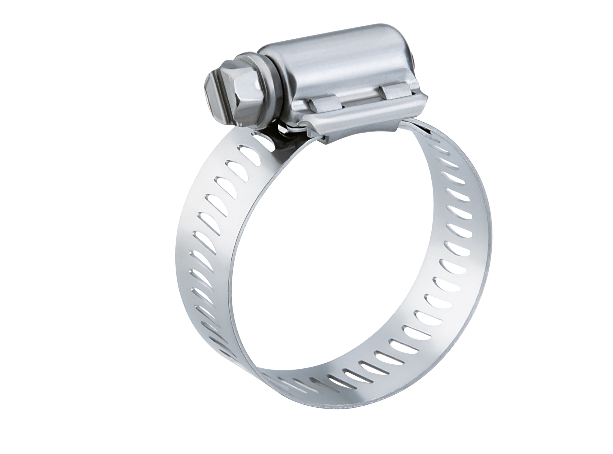 Breeze Aero-Seal 300 SS Hose Clamps with Hex Screw, 4-1/8" - 7" Range, SAE 104
