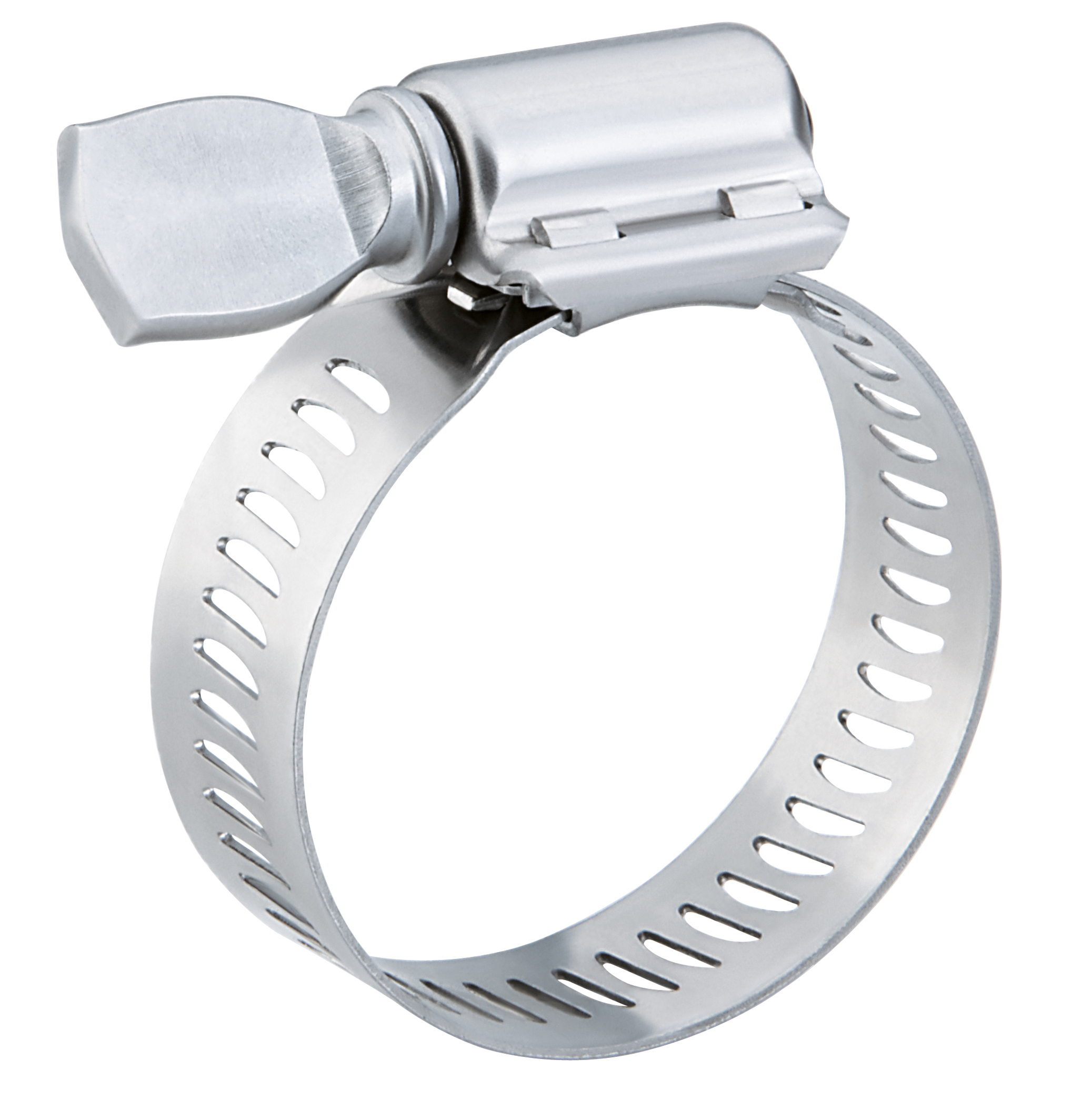 Breeze Aero-Seal 300 SS Hose Clamps with Thumb Wing Screw, 1-1/16" - 2" Range, SAE 24