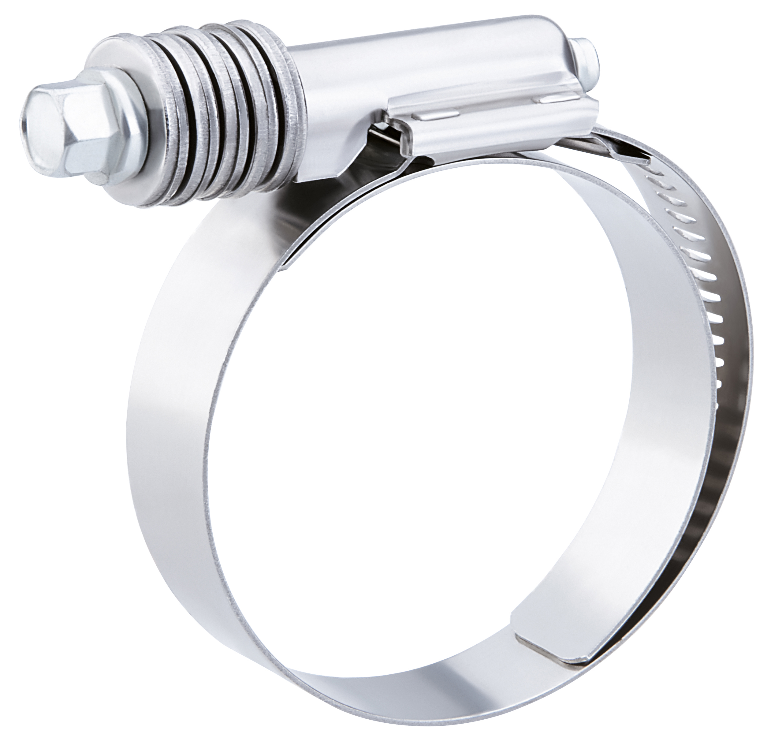 Breeze Constant-Torque AS Clamps, 300 SS Band, 410 SS Screw, 1-9/16" - 2-1/2" Range, SAE 32