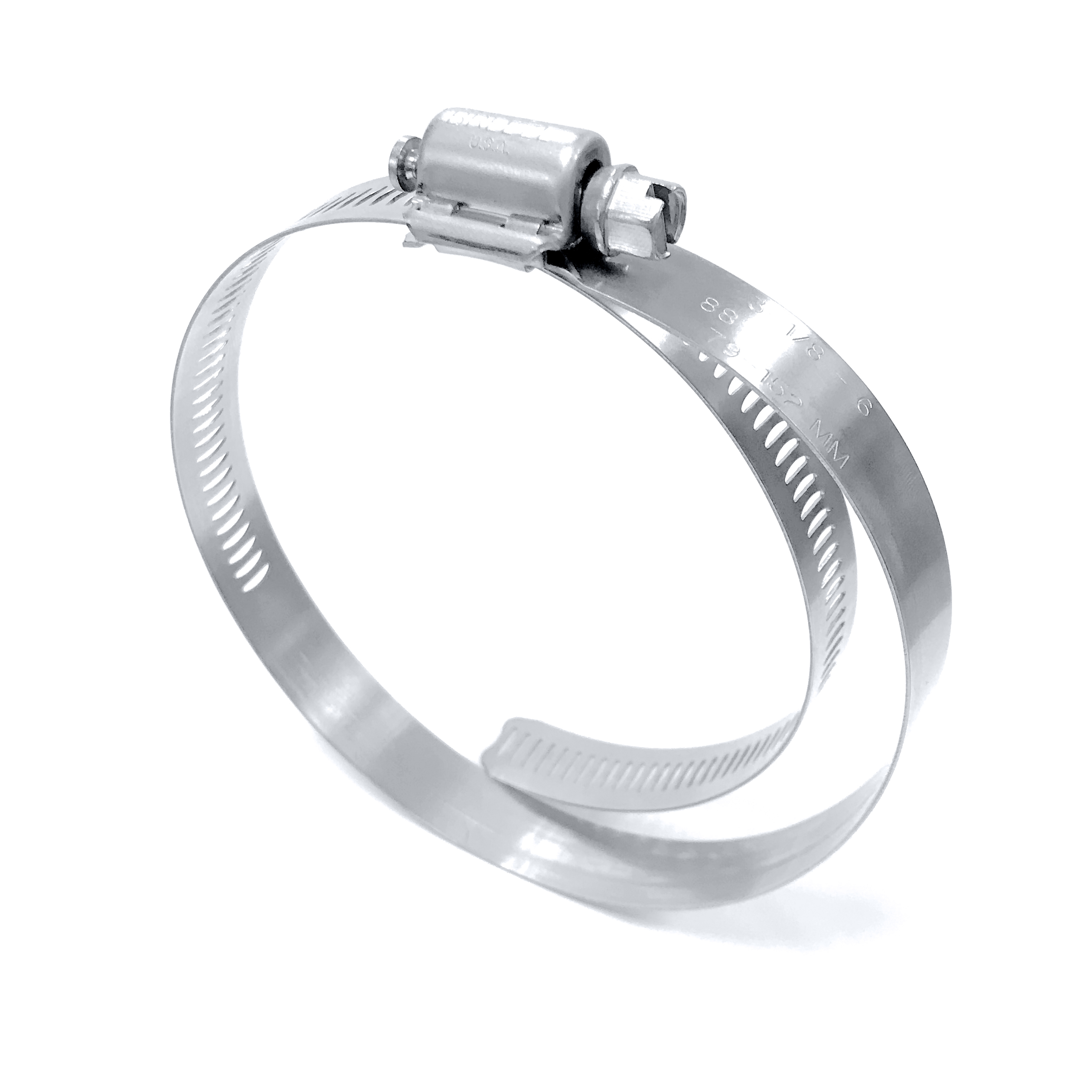 Breeze Jet Aero-Seal 300 SS Hose Clamps, 3-9/16" - 4-1/2" Range, SAE 64