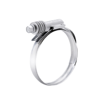 Breeze Superseal Worm-Drive Heavy Duty 304 SS Constant Tension Hose Clamp, 3.78" - 4.57" Range