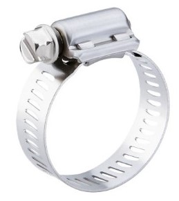 Breeze General Purpose 300 SS Hose Clamps, 3/4" - 1-1/8" Range, SAE 10