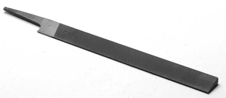 6" Knife File, bastard cut, 12/PK