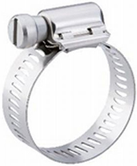 Breeze Aero-Seal SS Hose Clamps with Safety Screw, 1-9/16" - 2-1/2" Range, SAE 32