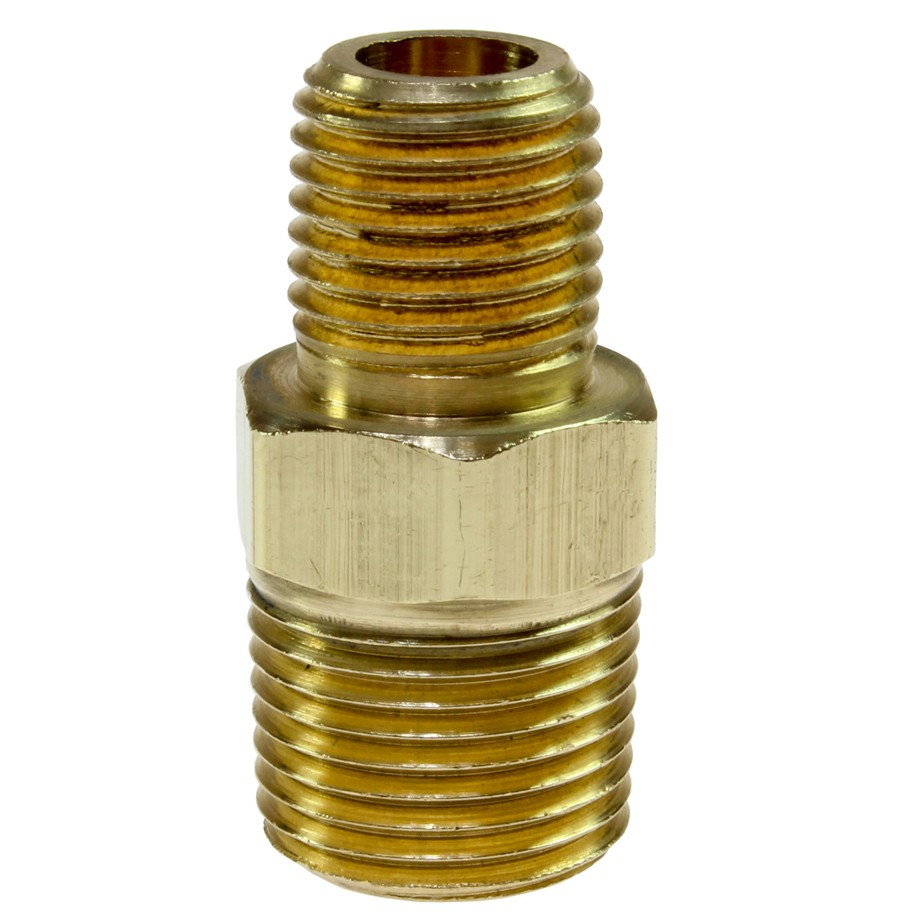 CO H0806 Hex Nipple, 1/2" MPT x 3/8" MPT