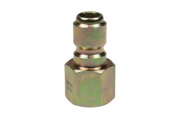 CO 1102STS STRAIGHT THROUGH CONNECTOR, STEEL, 1/4" FPT