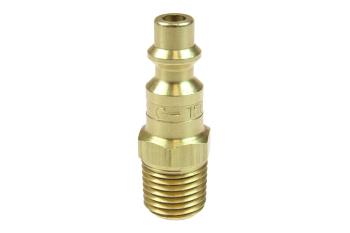 CO 1501B 1/4" Industrial Connector, 1/4" MPT Brass