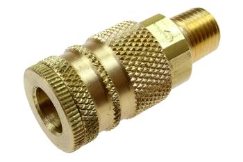 CO 155 1/4" Industrial Coupler, 3/8" MPT