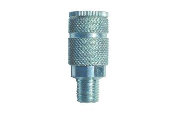 CO 162S-DL 1/4" Automotive Coupler 1/4" MPT Display Steel