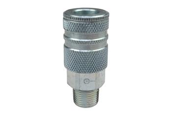 CO 587 3/8" Industrial Coupler, 1/2" MPT