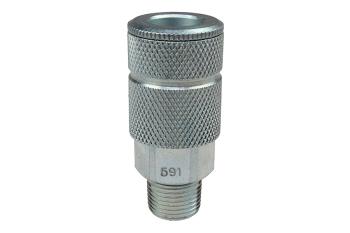 CO 593 3/8" Automotive Coupler, 1/4" MPT