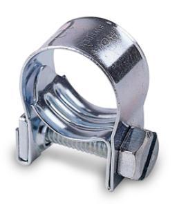 ABA Mini Zinc-Plated Steel Hose Clamps 9mm - 10.5mm range