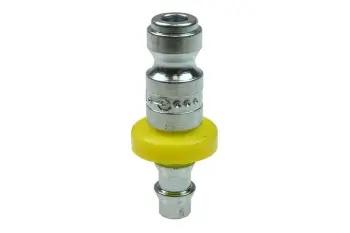 CO 1606L 1/4" AUTO CONNECTOR, 1/4" ID LOCK-ON