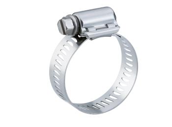Breeze Aero-Seal 300 SS Hose clamps with Zinc-Plated Hex screw, 1/2" - 29/32" Range, SAE 8