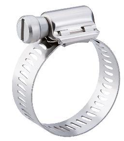 Breeze Aero-Seal 300 SS Hose Clamps with Safety Screw, 3-5/8" - 6-1/2" Range, SAE 96