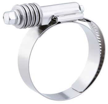 Breeze Heavy Duty Constant-Torque Clamps, 300 SS Band, 410 SS Screw, 4-3/4" - 5-5/8" Range, SAE 562
