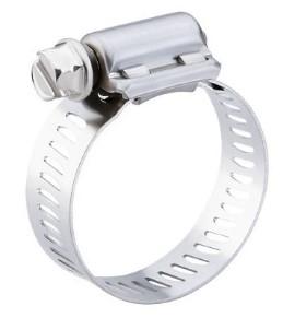 Breeze General Purpose 300 SS Hose Clamps, 3/4" - 1-1/8" Range, SAE 10