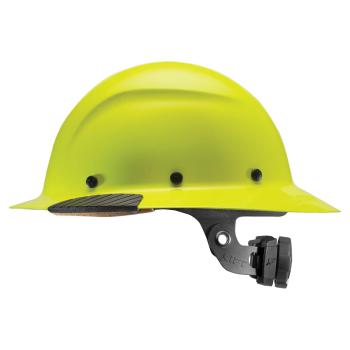 DAX Fiber Resin Full Brim Safety Hard Hat (HI-VIZ YELLOW)