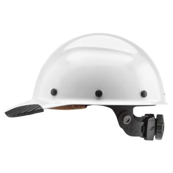 Dax Fiber Resin Cap Brim Safety Hard Hat (WHITE)