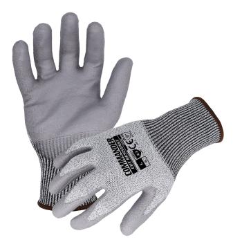 Azusa Safety Commander ANSI A3 Cut Resistant Gloves with Polyurethane Palm Coating  M