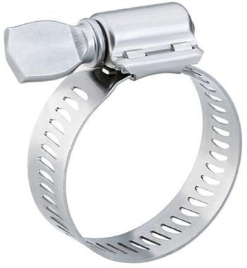 Breeze Aero-Seal SS Hose Clamps with Thumb Wing Screw, 2-13/16" - 3-3/4" Range, SAE 52