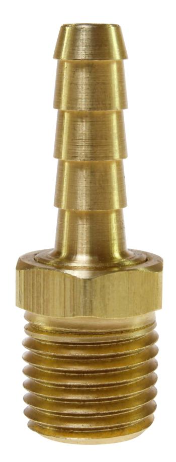 CO B1208 BRASS HOSE BARB, 3/4" ID X 1/2" MPT