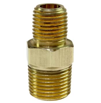 CO H0806 Hex Nipple, 1/2" MPT x 3/8" MPT