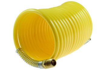 CO N14-25A Nylon Coil, 1/4" ID x 25', 1/4" MPT Rigid & Swivel