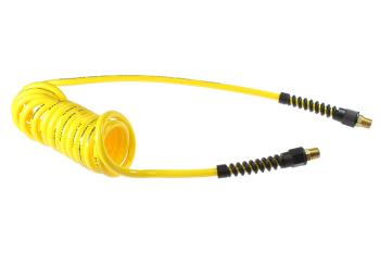 CO PU38-50-Y Flexcoil, 3/8" ID x 50', 3/8" MPT Rigid, Yellow