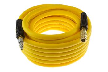 CO YB4100Y15X Yellow Belly PVC Hybrid Hose, 1/4" ID x 100', 1/4" Industrial Interchange