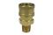 CO 112ST STRAIGHT THROUGH COUPLER, BRASS, 1/4" MPT
